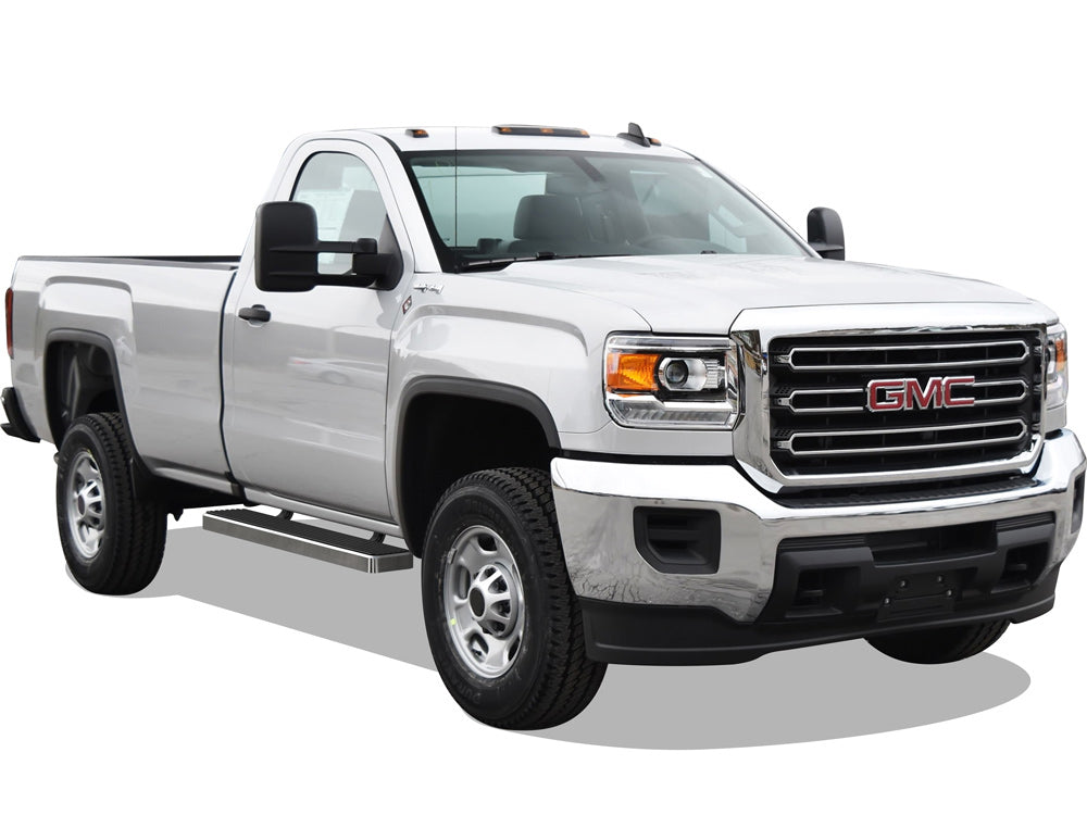 Stainless Steel Both Sides iStep 6 Inch Chevy Silverado 1500\Chevy Silverado 1500 LD\Chevy Silverado 2500\Chevy Silverado 3500\GMC Sierra 1500\GMC Sierra 2500\GMC Sierra 3500 IB03FAI6A