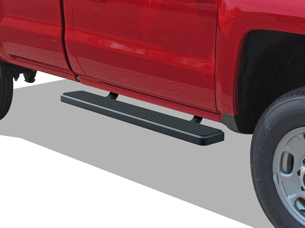 Stainless Steel Both Sides iStep 6 Inch Chevy Silverado 1500\Chevy Silverado 2500\Chevy Silverado 3500\GMC Sierra 1500\GMC Sierra 2500\GMC Sierra 3500 IB03FAI6B