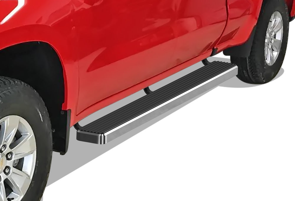 Stainless Steel Both Sides iStep 6 Inch Chevy Silverado 1500\Chevy Silverado 2500\Chevy Silverado 3500\GMC Sierra 1500\GMC Sierra 2500\GMC Sierra 3500 IB03FBI5A
