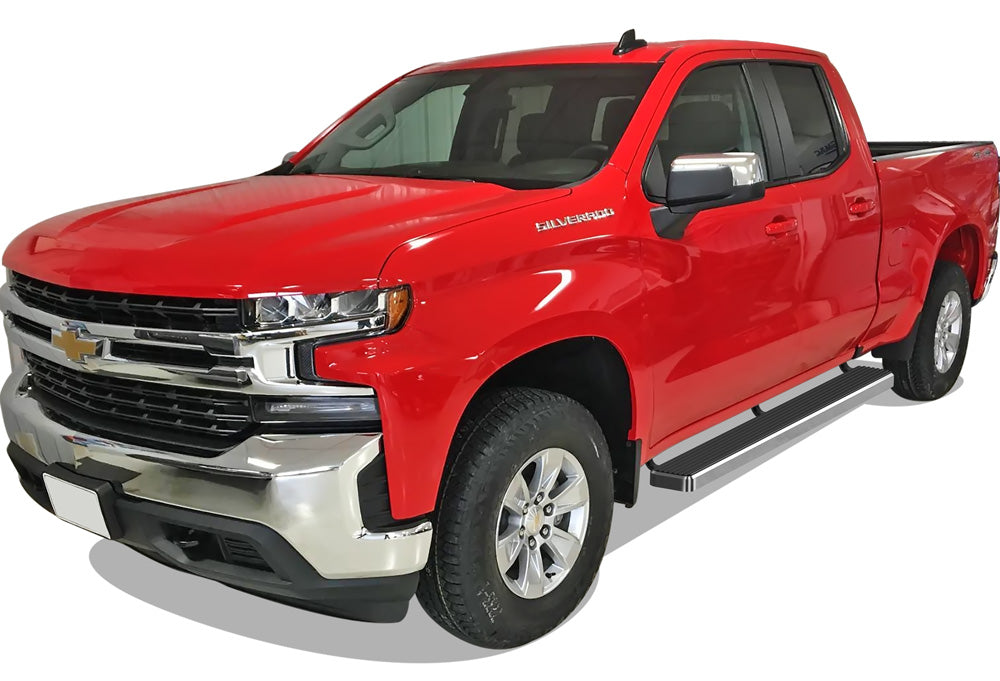 Stainless Steel Both Sides iStep 6 Inch Chevy Silverado 1500\Chevy Silverado 2500\Chevy Silverado 3500\GMC Sierra 1500\GMC Sierra 2500\GMC Sierra 3500 IB03FBI5A