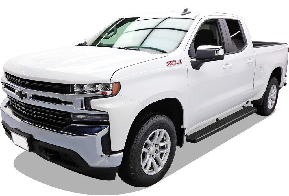 Stainless Steel Both Sides iStep 6 Inch Chevy Silverado 1500\Chevy Silverado 2500\Chevy Silverado 3500\GMC Sierra 1500\GMC Sierra 2500\GMC Sierra 3500 IB03FBI5B