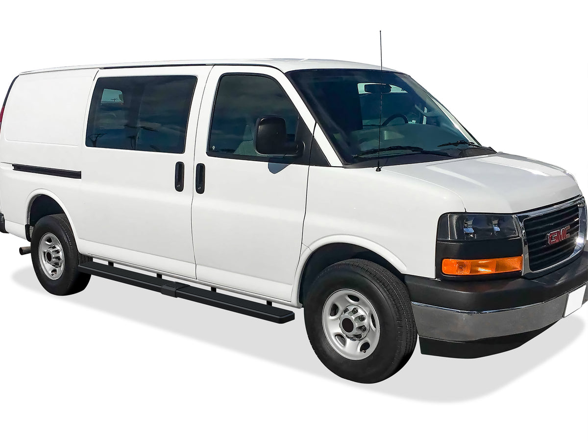 Stainless Steel Both Sides iStep 6 Inch Van 2003-2026 Chevy Express/GMC Savana 1500/2500/3500 Van (Full Size) For 3-Door Models Only IB03FDJ0B