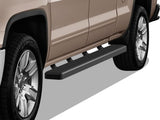 Stainless Steel Both Sides iStep 6 Inch 2007-2018 Chevy/GMC Silverado/Sierra 1500 Crew Cab\ 2007-2019 Chevy/GMC Silverado/Sierra 2500 HD/3500 HD Crew Cab (Incl. Diesel Models With DEF Tanks) Not for 2007 Classic Model IB03FJG1B