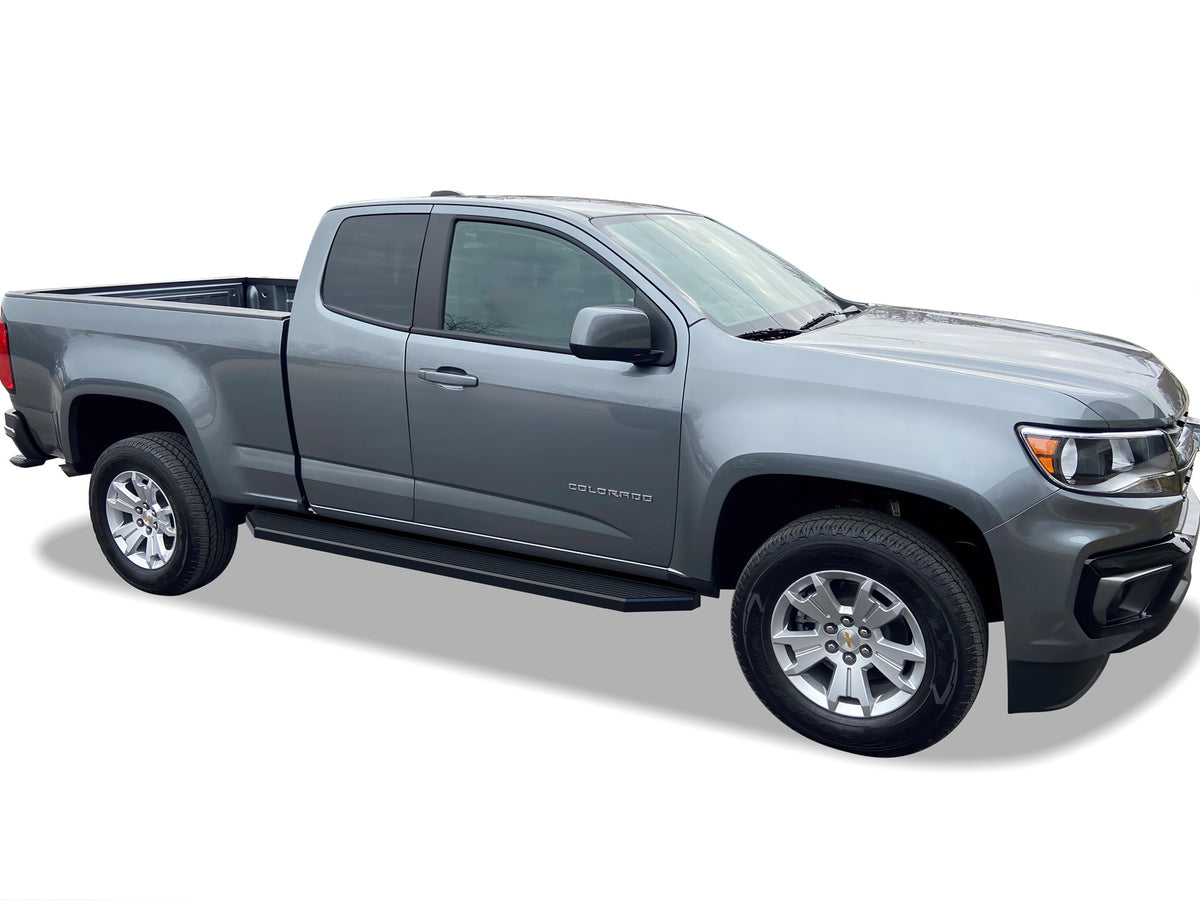 Stainless Steel Both Sides Running Board-H Series W2W 2015-2026 Chevrolet Colorado Extended Cab\ 2015-2026 GMC Canyon Extended Cab\ For 6 ft Bed IB03PAI8LH