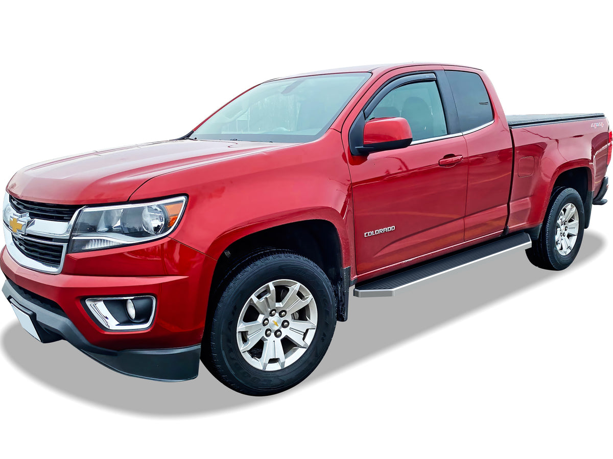 Stainless Steel Both Sides Running Board-H Series W2W 2015-2026 Chevrolet Colorado Extended Cab\ 2015-2026 GMC Canyon Extended Cab\ For 6 ft Bed IB03PAI8LY