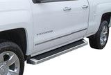 6061 Aircraft Aluminum Both Sides iRunning Board Chevy Silverado 1500\Chevy Silverado 1500 LD\Chevy Silverado 2500\Chevy Silverado 3500\GMC Sierra 1500\GMC Sierra 2500\GMC Sierra 3500 IB03RAI5A