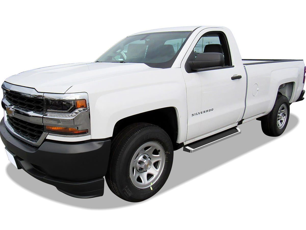 6061 Aircraft Aluminum Both Sides iRunning Board Chevy Silverado 1500\Chevy Silverado 1500 LD\Chevy Silverado 2500\Chevy Silverado 3500\GMC Sierra 1500\GMC Sierra 2500\GMC Sierra 3500 IB03RAI6A