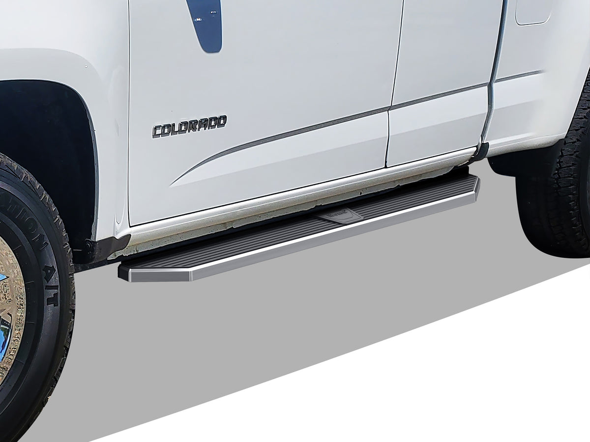 Stainless Steel Both Sides Running Board-H Series 2015-2022 Chevrolet Colorado Extended Cab\ 2015-2022 GMC Canyon Extended Cab IB03RAI8Y
