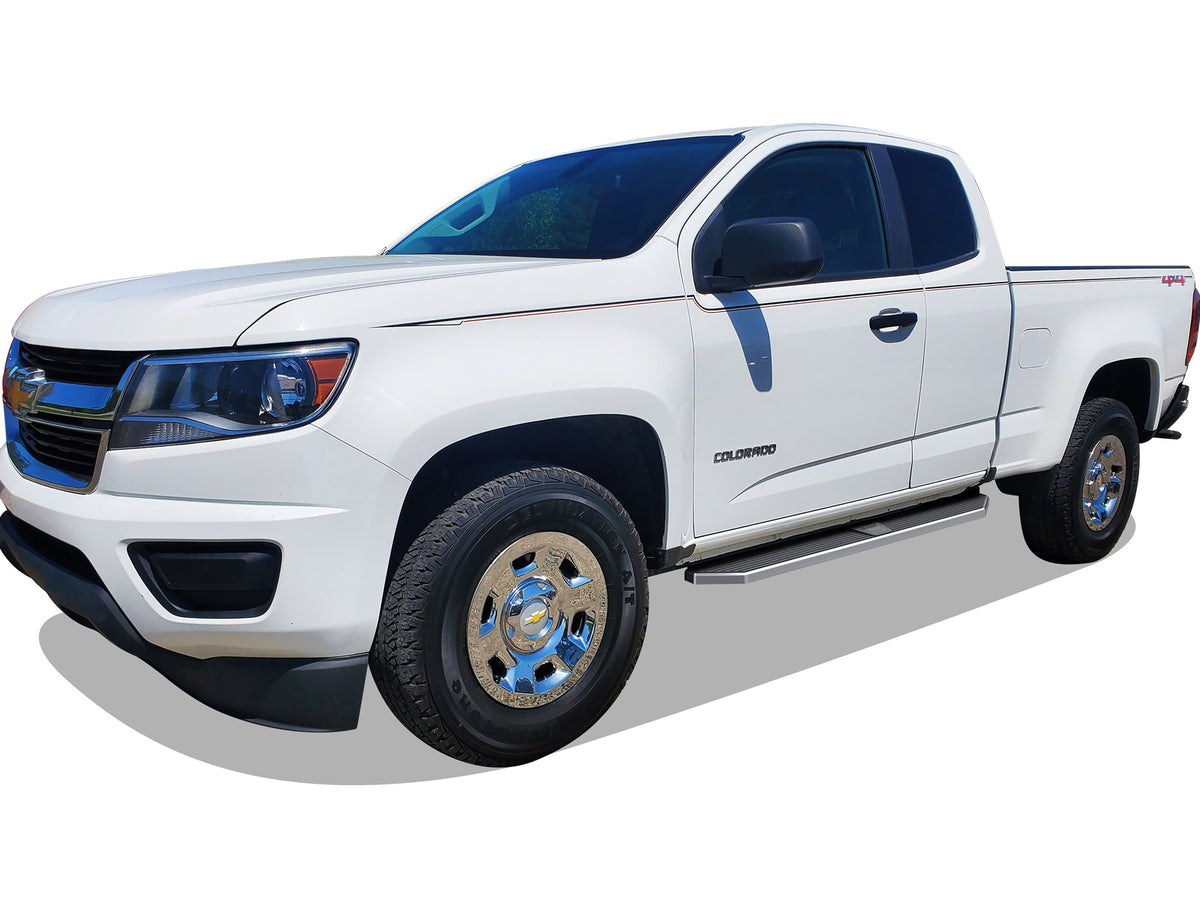 Stainless Steel Both Sides Running Board-H Series 2015-2022 Chevrolet Colorado Extended Cab\ 2015-2022 GMC Canyon Extended Cab IB03RAI8Y