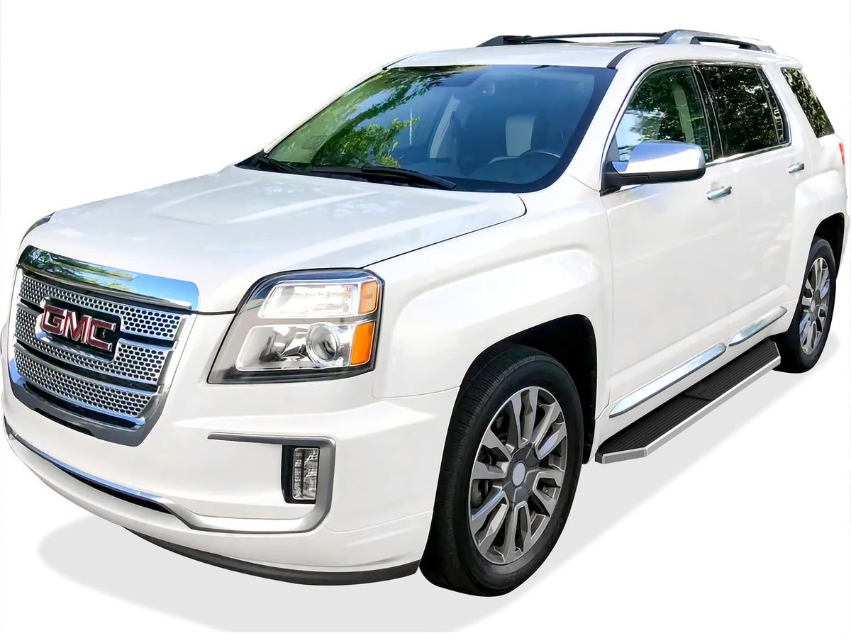 Stainless Steel Both Sides Running Board-H Series 2010-2017 Chevy Equinox/ 2010-2017 GMC Terrain (Excludes Denali Models) IB03RBC3Y