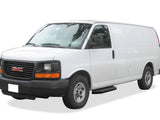 Stainless Steel Both Sides Running Board-H Series 2003-2026 Chevy Express/GMC Savana 1500/2500/3500 Van (Full Size) For 3-Door Models Only IB03RDJ0H