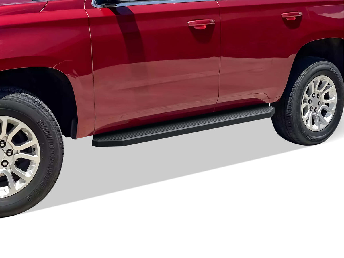 Stainless Steel Both Sides Running Board-H Series 2005- 2020 Chevy Suburban (Excl. Z71 & Hybrid)\ 2005- 2020 GMC Yukon XL (Excl. Z71 & Hybrid)\ 2003-2013 Chevy Avalanche (Without Cladding) IB03RIJ6H
