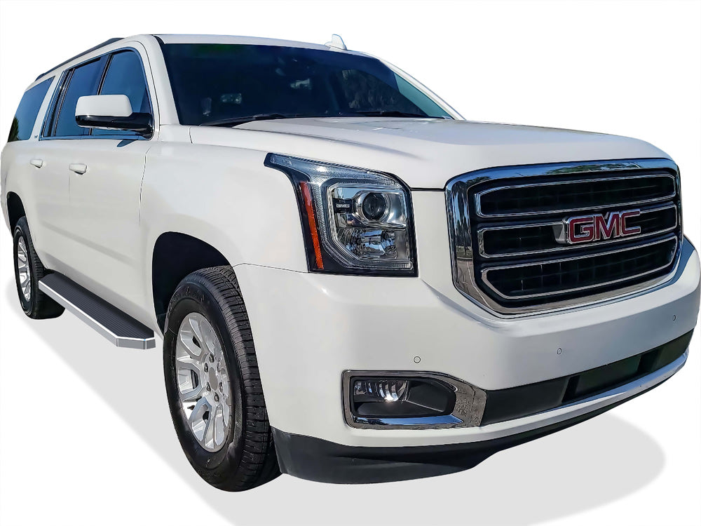 Stainless Steel Both Sides Running Board-H Series 2005- 2020 Chevy Suburban (Excl. Z71 & Hybrid)\ 2005- 2020 GMC Yukon XL (Excl. Z71 & Hybrid)\ 2003-2013 Chevy Avalanche (Without Cladding) IB03RIJ6Y