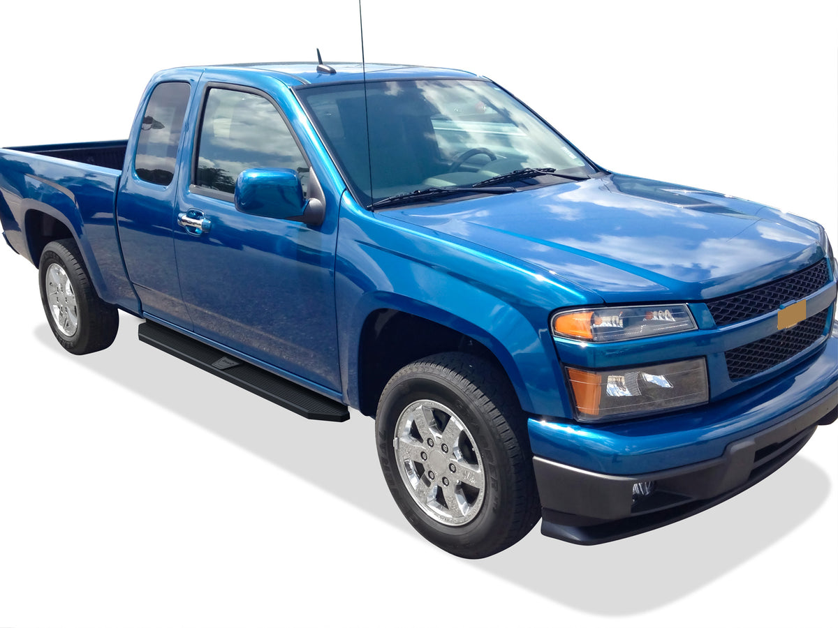 Stainless Steel Both Sides Running Board-H Series 2004-2012 Chevy Colorado Extended Cab\ 2004-2012 GMC Canyon Extended Cab\ 2006-2008 Isuzu I-Series Extended Cab IB03RJB0H