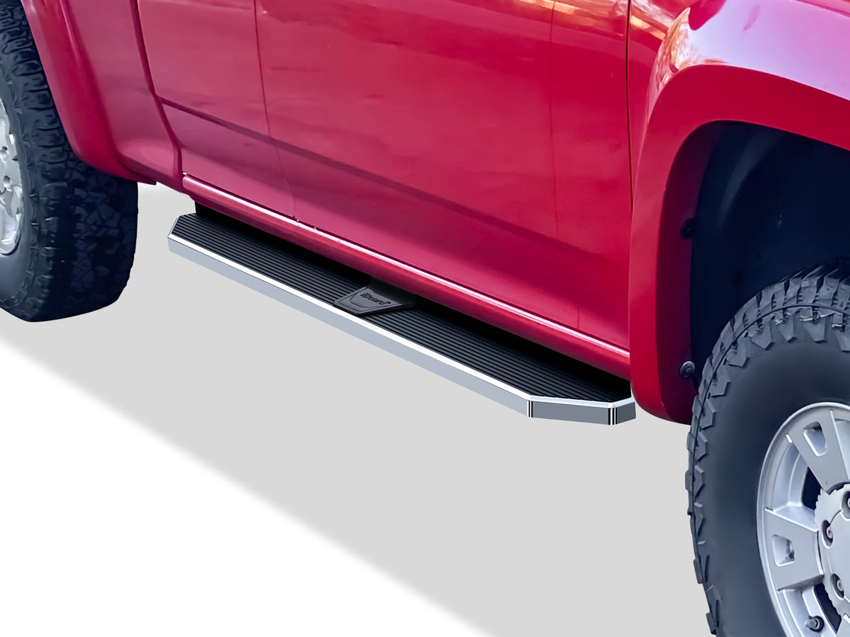 Stainless Steel Both Sides Running Board-H Series 2004-2012 Chevy Colorado Extended Cab\ 2004-2012 GMC Canyon Extended Cab\ 2006-2008 Isuzu I-Series Extended Cab IB03RJB0Y