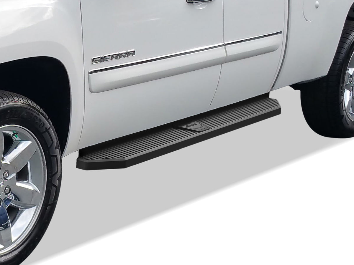 Stainless Steel Both Sides Running Board-H Series 1999-2007 Chevy Silverado/GMC Sierra Classic 1500 Extended Cab\ 2001-2007 Chevy Silverado/GMC Sierra Classic 2500/3500 Extended Cab IB03RJJ4H