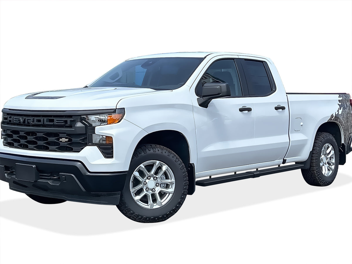 Stainless Steel Both Sides iStep W2W 6 Inch Chevy Silverado 1500\Chevy Silverado 2500\Chevy Silverado 3500\GMC Sierra 1500\GMC Sierra 2500\GMC Sierra 3500 IB03SAG1LB