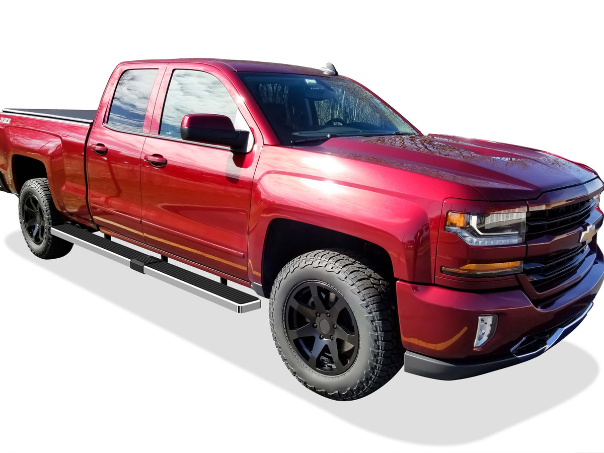 Stainless Steel Both Sides iStep W2W 6 Inch Chevy Silverado 1500\Chevy Silverado 1500 LD\Chevy Silverado 2500\Chevy Silverado 3500\GMC Sierra 1500\GMC Sierra 2500\GMC Sierra 3500 IB03SAI5LA