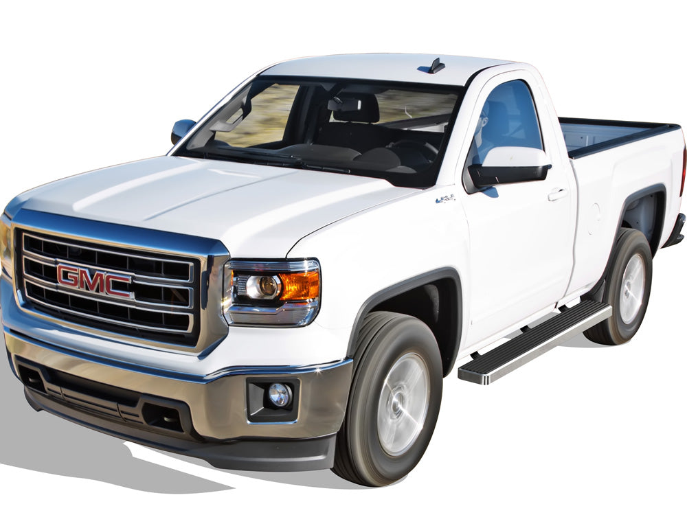 Stainless Steel Both Sides iStep W2W 6 Inch Chevy Silverado 1500\Chevy Silverado 1500 LD\Chevy Silverado 2500\Chevy Silverado 3500\GMC Sierra 1500\GMC Sierra 2500\GMC Sierra 3500 IB03SAI6LA