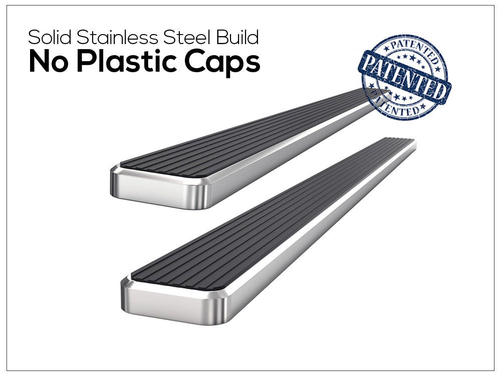 Stainless Steel Both Sides iStep W2W 6 Inch 2015-2022 Chevrolet Colorado Extended Cab\ 2015-2022 GMC Canyon Extended Cab\ 6 ft Bed IB03SAI8LA