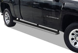 Stainless Steel Both Sides iStep W2W 6 Inch 1999-2013 Chevy Silverado/ GMC Sierra 1500/2500 Ext. Cab 5.5 ft Bed\ 2001-2014 Chevy Silverado/ GMC Sierra 2500HD/3500 Ext. Cab 5.5 ft Bed\ (Excl C/K Classic & S.S) IB03SJJ4SA