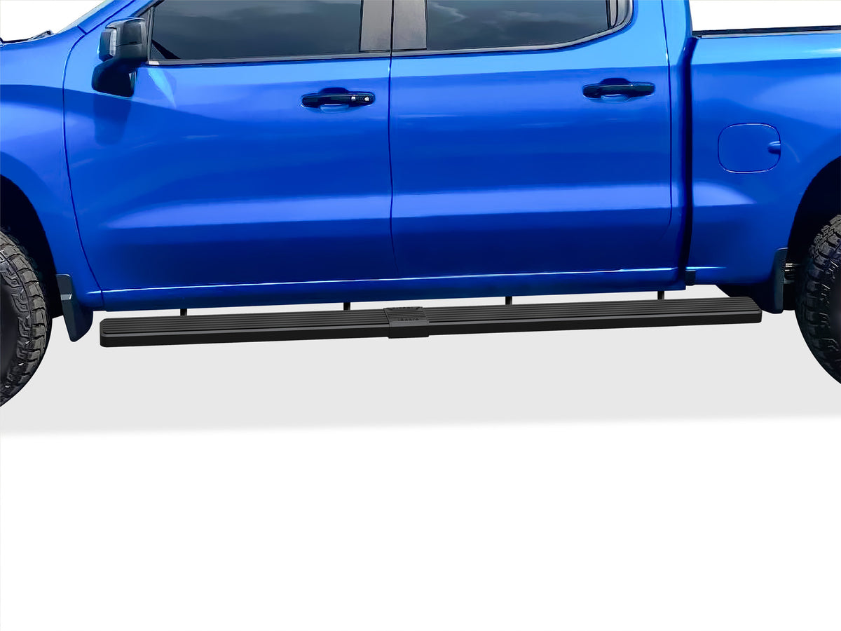 Stainless Steel Both Sides iStep W2W 5 Inch Chevy Silverado 1500\Chevy Silverado 2500\Chevy Silverado 3500\GMC Sierra 1500\GMC Sierra 2500\GMC Sierra 3500 IB03WAG1SB