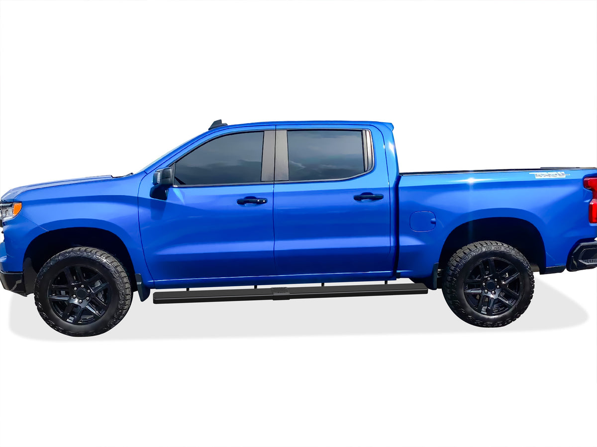Stainless Steel Both Sides iStep W2W 5 Inch Chevy Silverado 1500\Chevy Silverado 2500\Chevy Silverado 3500\GMC Sierra 1500\GMC Sierra 2500\GMC Sierra 3500 IB03WAG1SB