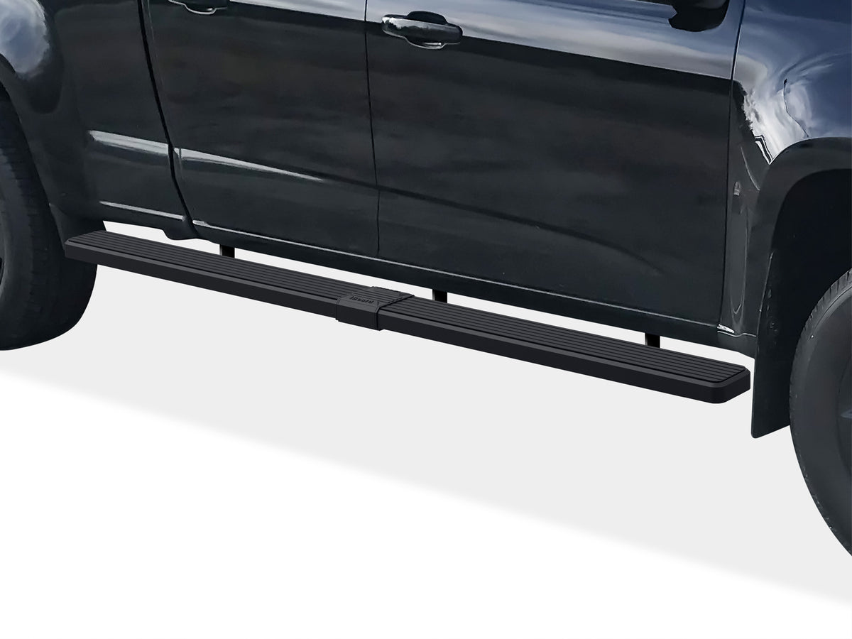 Stainless Steel Both Sides iStep W2W 5 Inch 2015-2026 Chevy Colorado Crew Cab\ 2015-2026 GMC Canyon Crew Cab 6 ft Bed IB03WAI7LB