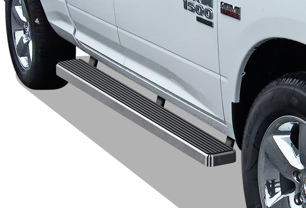 Stainless Steel Both Sides iStep 5 Inch 2009-2018 Dodge RAM 1500 Quad Cab (Incl. 2019-2024 RAM 1500 Classic) IB04EAG9A