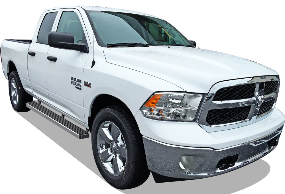 Stainless Steel Both Sides iStep 5 Inch 2009-2018 Dodge RAM 1500 Quad Cab (Incl. 2019-2024 RAM 1500 Classic) IB04EAG9A