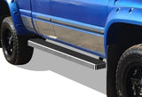 Stainless Steel Both Sides iStep 5 Inch 1994-2001 Dodge RAM 1500 Club Cab\ 1994-2002 Dodge RAM 2500/3500 Club Cab\ 1998-2001 Dodge RAM 1500 Quad Cab (Excl. 02 Body Style Sold in 2001)\ 1998-2002 Dodge RAM 2500/3500 Quad Cab IB04EJD6A