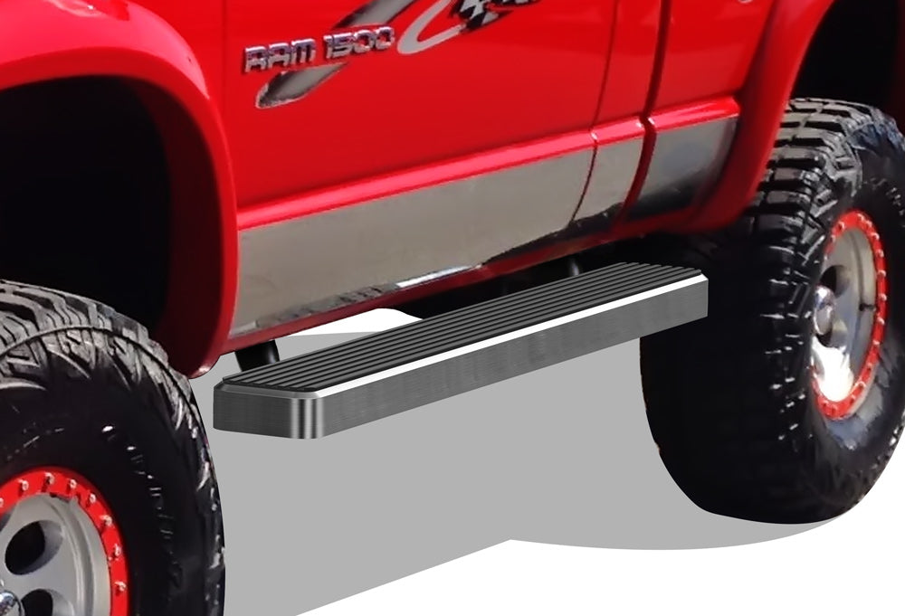 Stainless Steel Both Sides iStep 5 Inch 2002-2008 Dodge RAM 1500 Regular Cab\ 2003-2009 Dodge RAM 2500/3500 Regular Cab\ (Excl. Daytona, Rumble Bee and SRT-10 Models) IB04EJJ6A