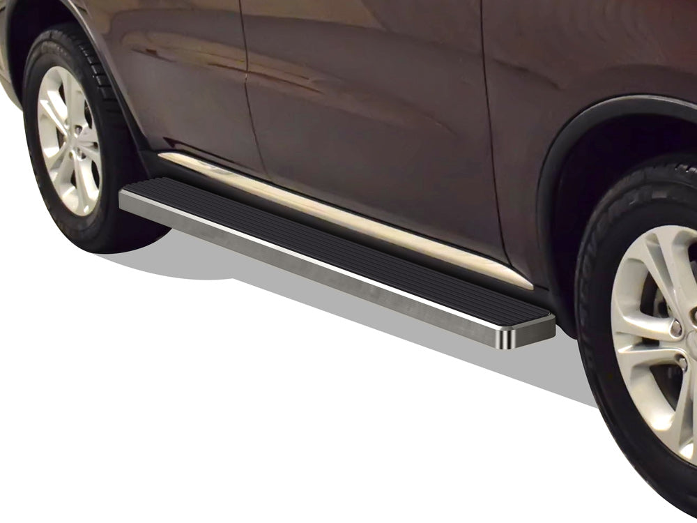 Stainless Steel Both Sides iStep 6 Inch 2011-2026 Dodge Durango 4-Door\  Excl. R/T, GT, GT Plus and SRT Models\Excl. Models w/ OE Skirt Cladding IB04FBE2A
