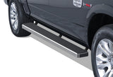 Stainless Steel Both Sides iStep 6 Inch 2009-2018 Dodge RAM 1500 Crew Cab (Incl. 2019-2024 RAM 1500 Classic)\ 2010-2026 Dodge RAM 2500/3500/4500/5500 Crew Cab (Excl. Chassis Cab Diesel Models) IB04FBJ8A