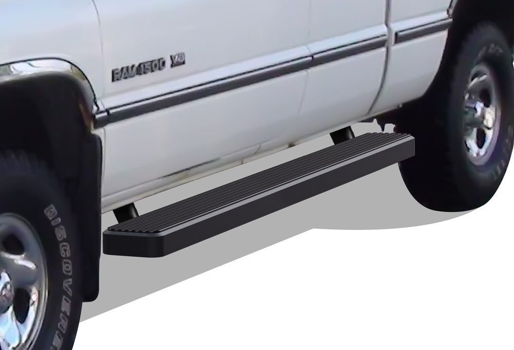 Stainless Steel Both Sides iStep 6 Inch 1994-2001 Dodge RAM 1500 Club Cab\ 1994-2002 Dodge RAM 2500/3500 Club Cab\ 1998-2001 Dodge RAM 1500 Quad Cab (Excl. 02 Body Style Sold in 2001)\ 1998-2002 Dodge RAM 2500/3500 Quad Cab IB04FJD6B