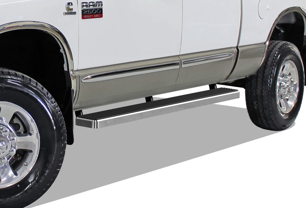 Stainless Steel Both Sides iStep 6 Inch 2002-2008 Dodge RAM 1500 Quad Cab\ 2003-2009 Dodge RAM 2500/3500 Quad Cab IB04FJJ2A