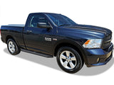Stainless Steel Both Sides Running Board-H Series W2W 2009-2018 Dodge Ram 1500 Regular Cab(Incl. 2019-2024 RAM 1500 Classic)\ 2010-2026 Dodge Ram 2500/3500/4500/5500 Regular Cab\ (Exclude Chassis Cab Diesel Models)\ For 6.5 ft Bed IB04PAG8LH