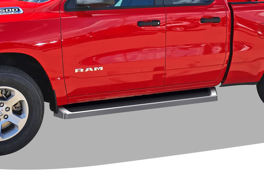6061 Aircraft Aluminum Both Sides iRunning Board 2019-2026 Ram 1500 Quad Cab (Excl. 2019-2024 RAM 1500 Classic) IB04RAE9A
