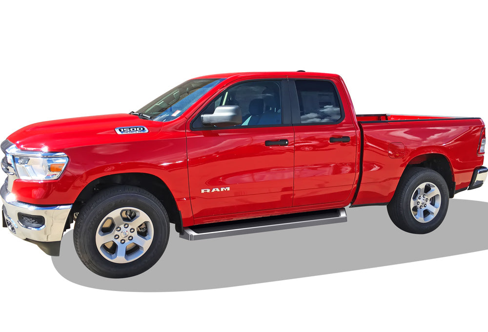 6061 Aircraft Aluminum Both Sides iRunning Board 2019-2026 Ram 1500 Quad Cab (Excl. 2019-2024 RAM 1500 Classic) IB04RAE9A