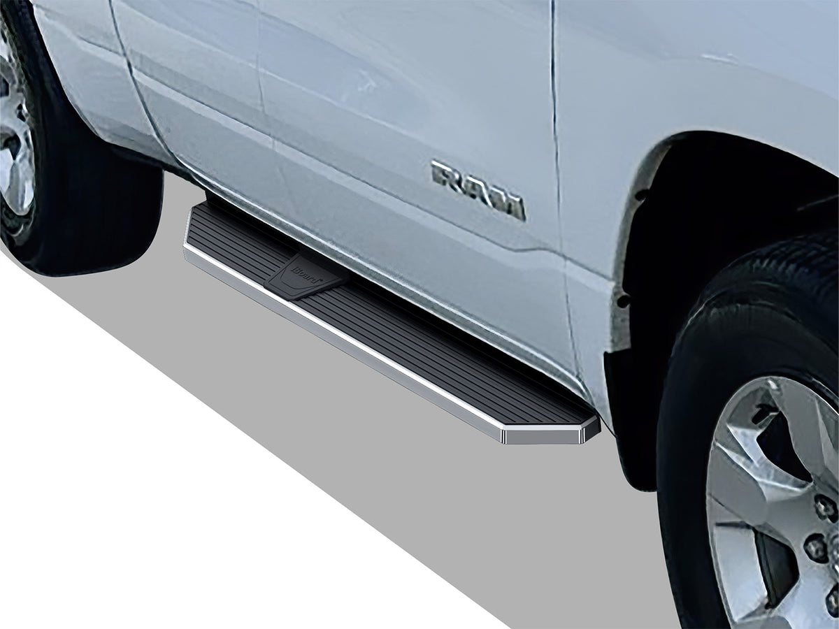 Stainless Steel Both Sides Running Board-H Series 2019-2026 Ram 1500 Quad Cab (Excl. 2019-2024 RAM 1500 Classic) IB04RAE9Y