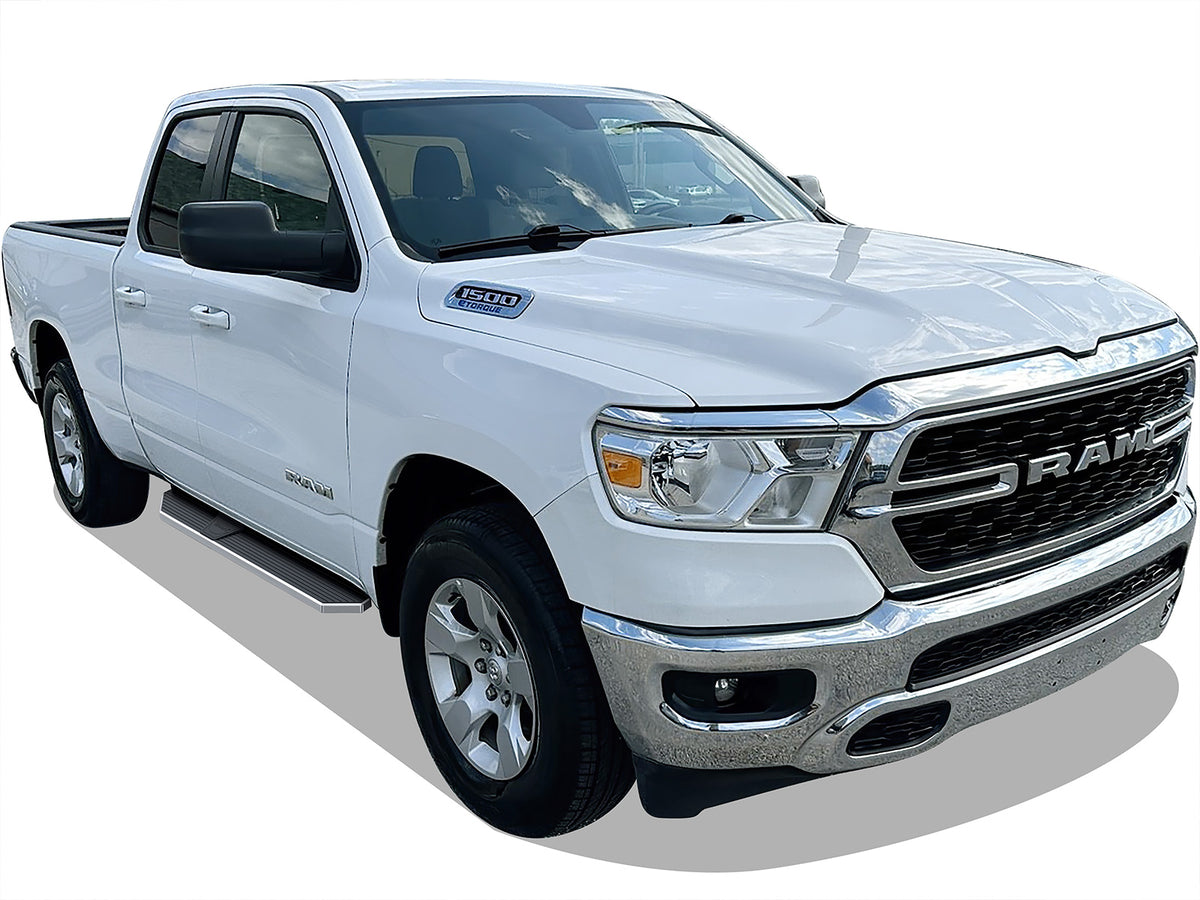 Stainless Steel Both Sides Running Board-H Series 2019-2026 Ram 1500 Quad Cab (Excl. 2019-2024 RAM 1500 Classic) IB04RAE9Y