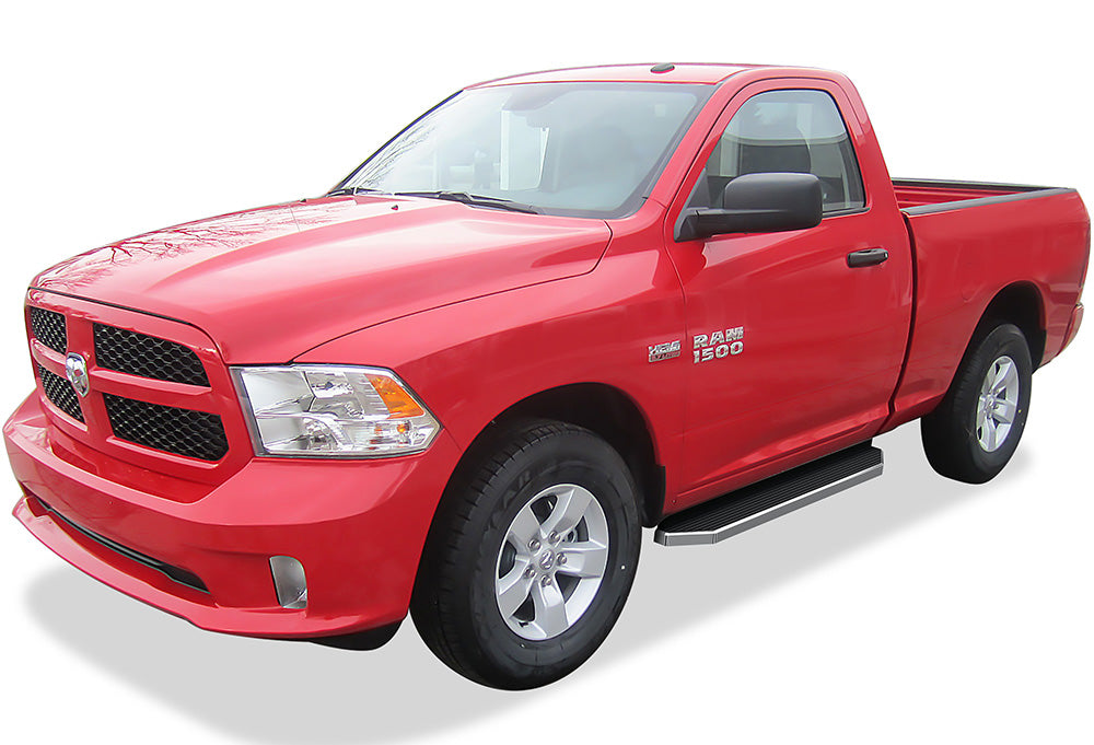 Stainless Steel Both Sides Running Board-H Series 2009-2018 Dodge Ram 1500 Regular Cab (Incl. 2019-2024 Ram 1500 Classic)\ 2010-2026 Dodge Ram 2500/3500/4500/5500 Regular Cab\ (Exclude Chassis Cab Diesel Models) IB04RAG8Y