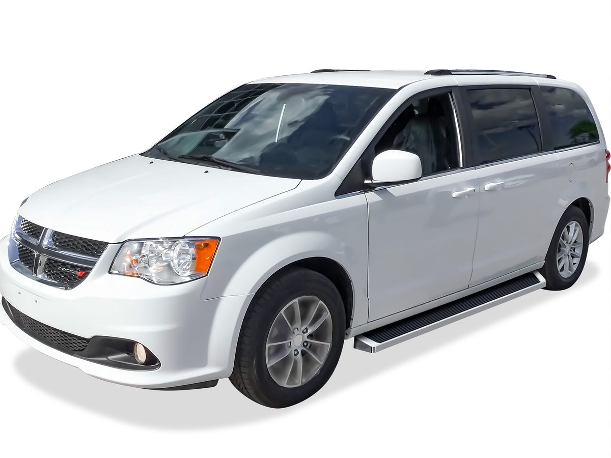 6061 Aircraft Aluminum Both Sides iRunning Board 2011-2020 Dodge Grand Caravan / 2011-2016 Chrysler Town & Country IB04RCF1A