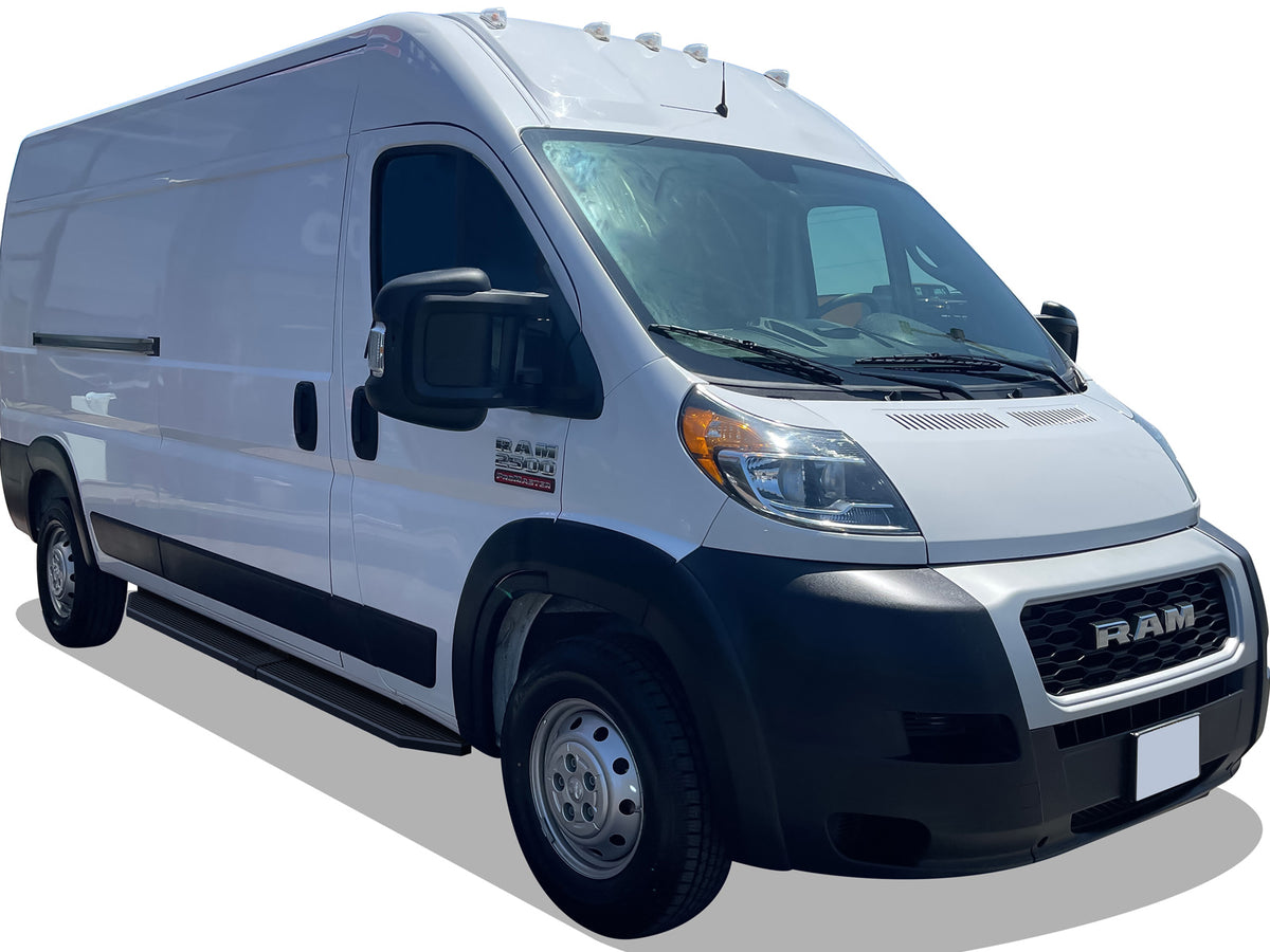Stainless Steel Both Sides Running Board-H Series 2014-2026 Dodge Promaster Van 136 inch/159 inch Wheel Base (Full Size) For 3-Door Models Only IB04RDJ1H