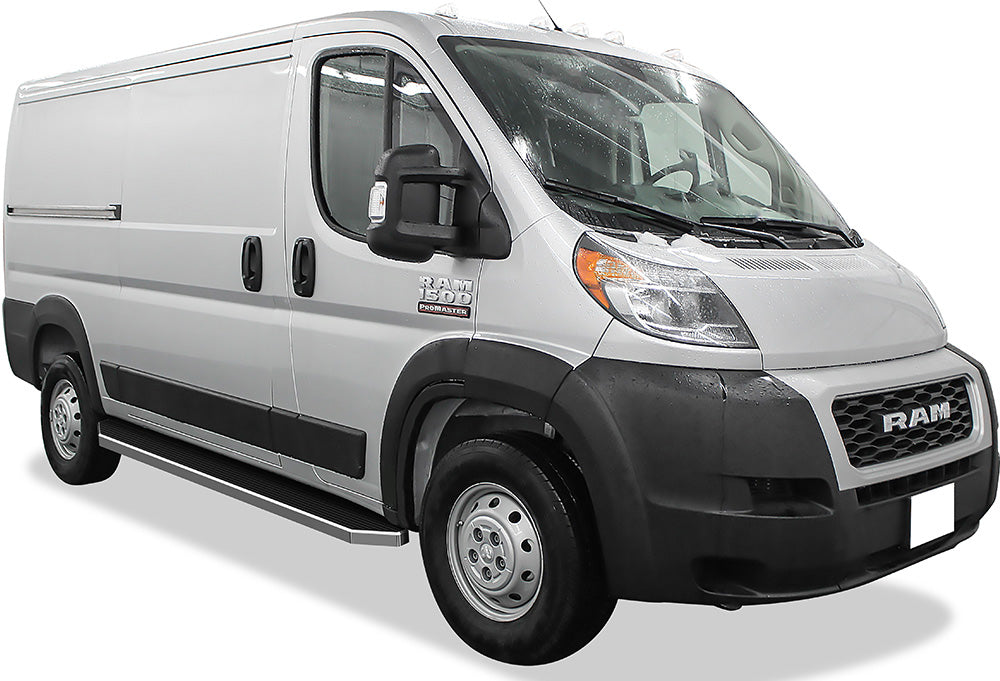 Stainless Steel Both Sides Running Board-H Series 2014-2026 Dodge Promaster Van 136 inch/159 inch Wheel Base (Full Size) For 3-Door Models Only IB04RDJ1Y