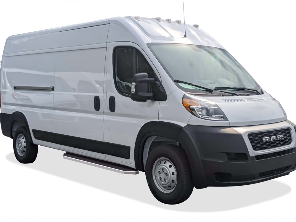 Stainless Steel Both Sides Running Board-H Series 2014-2026 Dodge Promaster Van 118-Inch Wheel Base (Full Size) For 3-Door Models Only IB04RDJ2Y