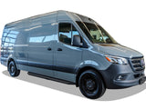 Stainless Steel Both Sides Running Board-H Series 2007-2009 Dodge Sprinter\ 2007-2009 Freightliner Sprinter\ 2010-2026 Mercedes-Benz Sprinter (Full Size)\ Excl. Passenger Van With Rear A/C and 2015 4X4\ For 3-Door Models Only IB04RDJ3H