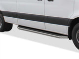 Stainless Steel Both Sides Running Board-H Series 2007-2009 Dodge Sprinter\ 2007-2009 Freightliner Sprinter\ 2010-2026 Mercedes-Benz Sprinter (Full Size)\ Excl. Passenger Van With Rear A/C and 2015 4X4\ For 3-Door Models Only IB04RDJ3Y
