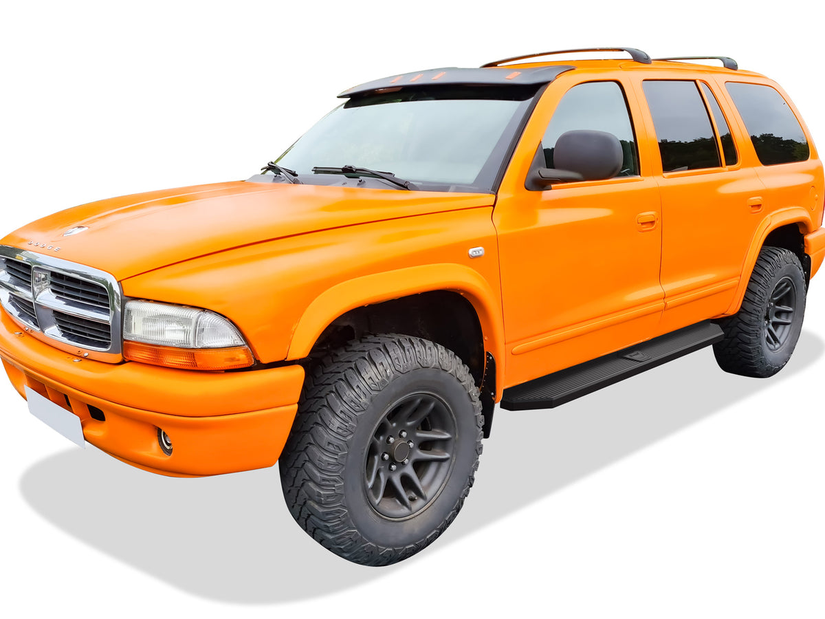 Stainless Steel Both Sides Running Board-H Series 1997-2000 Dodge Durango\ 1999-2000 Dodge Dakota Quad Cab IB04RIA1H