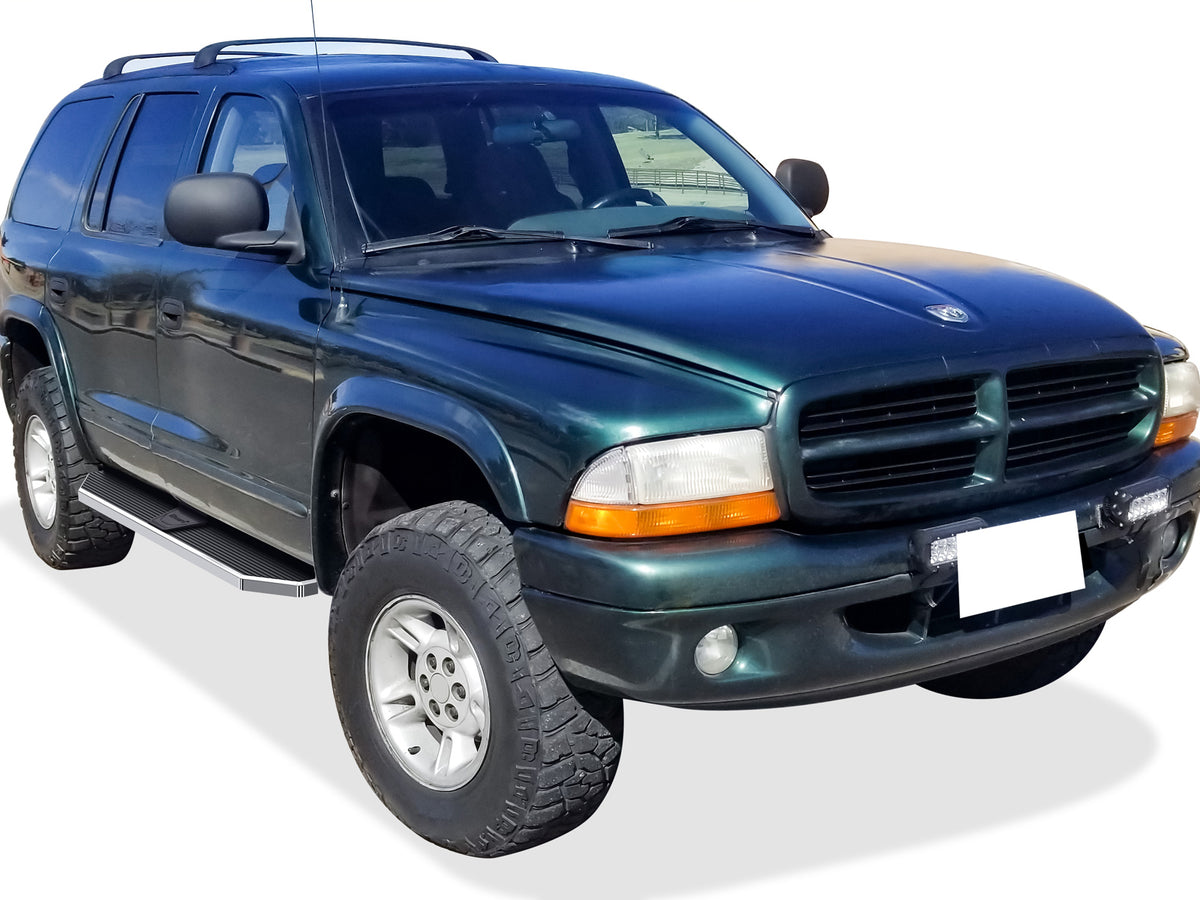 Stainless Steel Both Sides Running Board-H Series 1997-2000 Dodge Durango\ 1999-2000 Dodge Dakota Quad Cab IB04RIA1Y